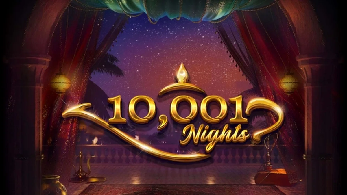 Tampilan visual slot 10,001 Nights dengan tema Timur Tengah yang memukau